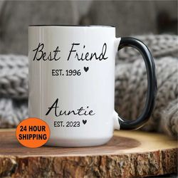 Best Friend, Auntie, Pregnancy Announcement, Custom New Aunt, New Baby Announcement, Promoted to Aunt Gift, New Aunt Gif