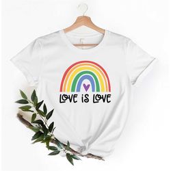 Love is Love Shirt, Love is Love Shirt, Rainbow Shirt Retro, LGBT Shirt, Pride Shirt, Equality Shirts, Equality Shirt