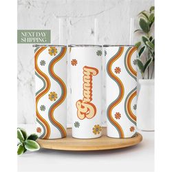 Retro Groovy Granny Tumbler for Granny Mother's Day Gift - Cute Birthday Gift for Granny - Granny Travel, To Go Cup - Gr