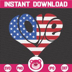 American Flag Heart SVG, cute heart 4th of July SVG, Heart Flag PNG, Patriotic Svg Files For Cricut Sublimation Designs