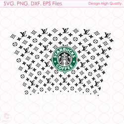 Louis Vuitton Full Wrap For Starbucks Cup Svg, Trending Svg, - Inspire  Uplift