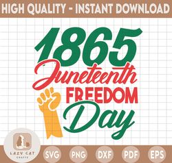 Juneteenth 1865 svg, Juneteenth svg, Freedom Independence day, Free-ish Juneteenth svg, breaking every chain since