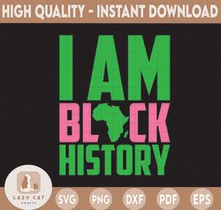 I am Black History svg, png. Black History png, svg. History svg, png. Cut digital file png, svg. Clipart svg, png