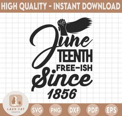 Free-ish Since 1865 SVG files for Cricut dxf files for Silhouette svg Printable pdf png Juneteenth SVG black history