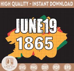 Happy Juneteenth June 19 1865 / Free.ish / BLM PNG Only. Clipart, Sublimation Graphics. Commercial Use
