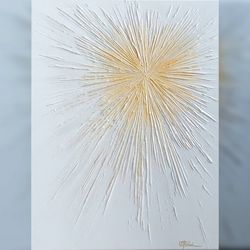 Modern painting interior Acrylic painting Abstract painting Golden star Painting home Christmas painting Abstract Art