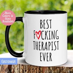 Therapist Mug Gift, Therapist Cup, Funny Therapist Gift for Physical Therapist, Speech Therapist, Massage Therapist, The