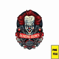 Meet The Dancing Clown Png, Horror Characters Png Bundle, Scary Movies, Sublimation Designs Halloween Horror Serial Kill