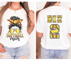 softball mom shirt, custom softball mom shirt, softball top for mom, softball season shirt, softball game shirt, mom sof