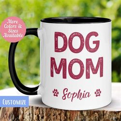 Personalized Dog Mom Gift Mug, Gift for Dog Lover Gift, Dog Mom Mug, Custom Dog Mug, Pet Lover Gift Pet Gifts for Owners