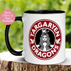 House of The Dragon Targaryen Coffee Mug, Game of Thrones Coffee Cup, GoT Mug, HOTD Mug, Birthday Gift, Tea Cup, 122