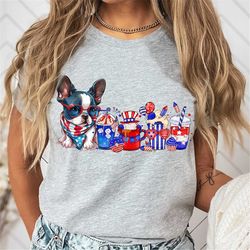Boston Terrier 4th of July Shirt, 4th O July Shirts, Weekend Coffee Dog, Unapologetic Patriot, Dog 4th of July Shirt, Tr