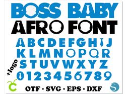 african american boss boy font otf svg | afro boss baby font svg cricut, boss baby boy logo, boss baby font svg