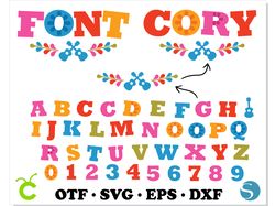 Coco Font SVG Layered, Disney Coco Font TTF, Coco Font PNG, Disney Font SVG Cricut, Child font SVG, Disney Font