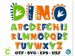 Dinosaur Font SVG Cricut, Dinosaur Font OTF, Dinosaur letters SVG Cricut, Dinosaur Alphabet SVG, Dino Font SVG