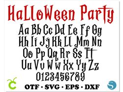 Halloween font SVG, Halloween Font OTF, Halloween font for Cricut, Halloween Svg for Cricut, Halloween svg for shirts
