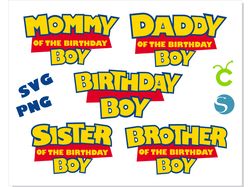 Toy Story Birthday Boy SVG Bundle | Toy Story svg, Toy Story png, Toy Story Birthday shirt SVG Cricut, Toy Story Family