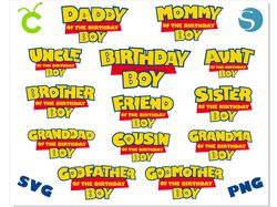 Toy Story Birthday Boy SVG Bundle, Toy Story SVG, Toy Story Birthday shirt SVG Cricut, Toy Story Family logo t shirt SVG