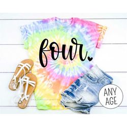 Four Birthday Shirt Girl, 4th Birthday TShirts, Four Year Old Birthday Girl Shirt, 4 Year old Birthday Gift, Fourth Birt
