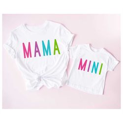 Mommy and Me Outfits Mothers Day Gift from Daughter, Mama and Mini Matching Mothers Day Shirts, Mothers Day Gift for Mom