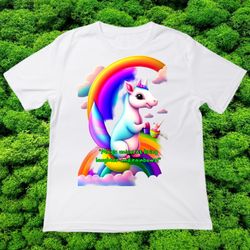 Unicorn print / Children's t-shirt print / Toddler Short Sleeve Tee