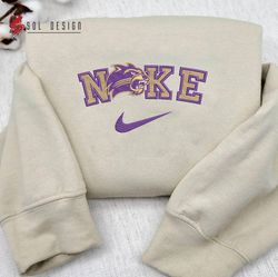 Nike Western Carolina Catamounts Embroidered Crewneck, NCAA Embroidered Sweater, Western Carolina Hoodie, Unisex Shirts
