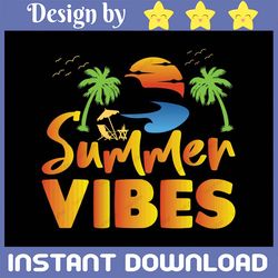 Summer Vibes PNG - Sublimation design download - Summer sublimation design