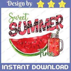 Sweet Summertime PNG, Summer sublimation file