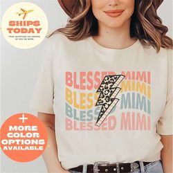 Mimi Shirt, Gift for Mimi Grandma, Promoted to Mimi T-Shirt, Mimi Life Tee, New Mimi Lightning Tee, Mimi Birthday Shirt,