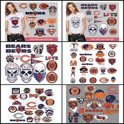 Chicago Bears Bundle Svg, Chicago Bears Svg, Bears Svg, Nfl Svg,Chicago Bears Logo SVG, Chicago Bears Logos, Logo Chicag