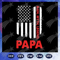 Papa american flag svg, papa svg, daddy svg, fathers day svg, father svg, fathers day gift, gift for papa, fathers day l