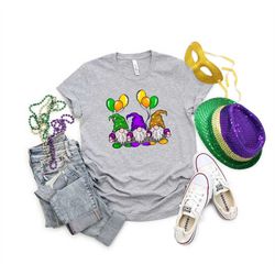 Mardi Gras Gnomies Shirt, Mardi Gras Gnome Shirt, Mardi Gras Gnome, Mardi Gras Shirt, Mardi Gras T-shirt, Mardi Gras Gno