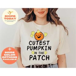 Coolest Pumpkin in The Patch Shirt, Thanksgiving Shirt, Halloween Party Tee, Gift for Halloween, Thanksgiving Kids Shirt