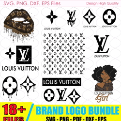 Louis Vuitton Logo Svg Bundle, Louis Vuitton Svg, Lv Logo Svg, Gucci Logo Svg, Chanel Logo Svg, Fashion Logo Svg