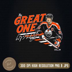 The Great On Png, Edmonton Hockey Png, Wayne Gretzky Png, PNG High Quality, PNG, Digital Download