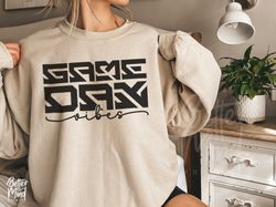 Game Day Vibes SVG PNG PDF, Game Day T Shirt Svg, Sports Shirt Svg, Game Day Vibes T