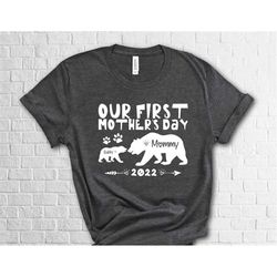 Our First Mother's Day Shirt, Mothers Day Matching Shirt, Matching Mommy Bear and Baby Bear Shirt, Mother's Day Gift for