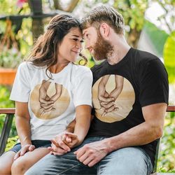always together hands shirt -matching couple shirts,matching couple hoodies,matching couple gift,couple gifts,couple hoo