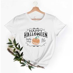 Happy Halloween Shirt, Pumpkin Tee, Halloween Party, Farm Fresh Pumpkins T-Shirt, Cute Fall Tee