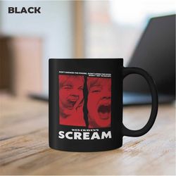 Drew Barrymore Scream Mug -scream mug,scream cup,scream coffee mug,scream coffee cup,scream movie merch,drew barrymore m