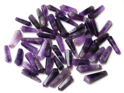 Amethyst Crystal Double Terminated Points Crystal gridding