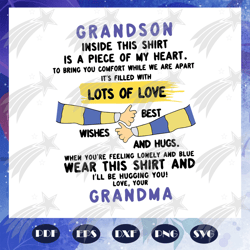 Grandson inside this shirt svg, grandma svg, mothers day svg, fathers day svg, grandparents svg, grandma life svg, grand