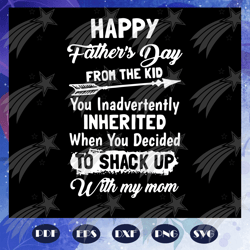 Happy fathers day svg, gift from kid svg, papa svg, daddy svg, fathers day svg, father svg, fathers day gift, gift for p