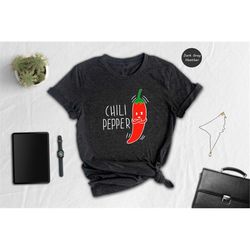 Chili Pepper Shirt, Chili Shirts, Mexican Chili Tee, Hot Pepper Lover Tee, Mexican Pepper Shirt, Funny Food Shirt, Mexic