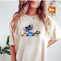 Disney Stitch shirt, Disney Stitch cute Shirt, Stitch Disney snack shirt, Stitch Balloon Shirt, Disneyland Shirt