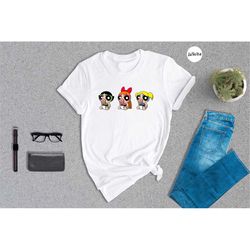 Chibi Powerpuff Girls Shirt, Cute Chibi Shirt, Powerpuff Girls, Cartoon Shirt, 90's Cartoon Shirt, Powerpuff Girls Gift