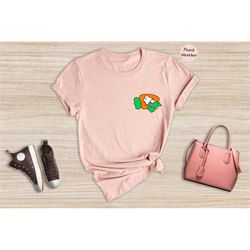 Cute Bunny Shirt, Bunny Shirt, Carrot Shirt, Pocket Bunny Shirt, Carrot Lover Shirt, Bunny Lover Shirt, Gardener Shirt