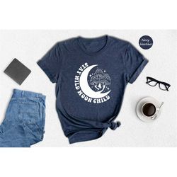 Stay Wild Moon Child Shirt, Psychedelic Shirt, Spiritual Shirt, Stay Wild Tee, Nature Lover Shirt, Cute Mushroom Shirt,