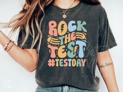 Rock the Test SVG, Testing Svg, Positive Svg, Testing Squad Svg, Teacher Shirt Svg, T