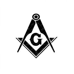 Freemason Symbol SVG, PNG, PDF, Masonic Square And Compass Svg